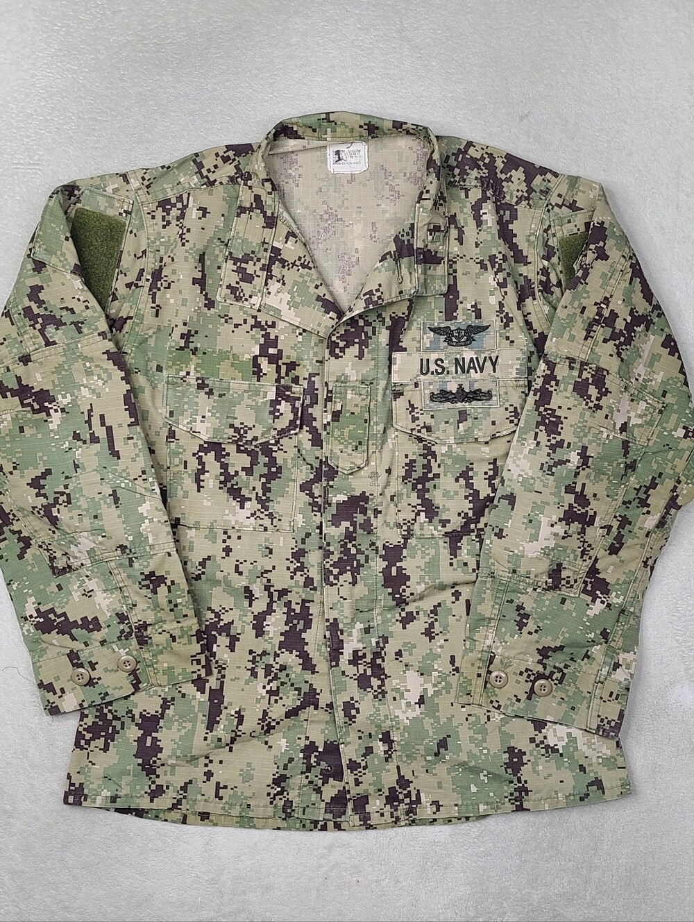 US Navy NWU Type III Blouse Digital Camo Medium Regular AOR2 Working Uniform